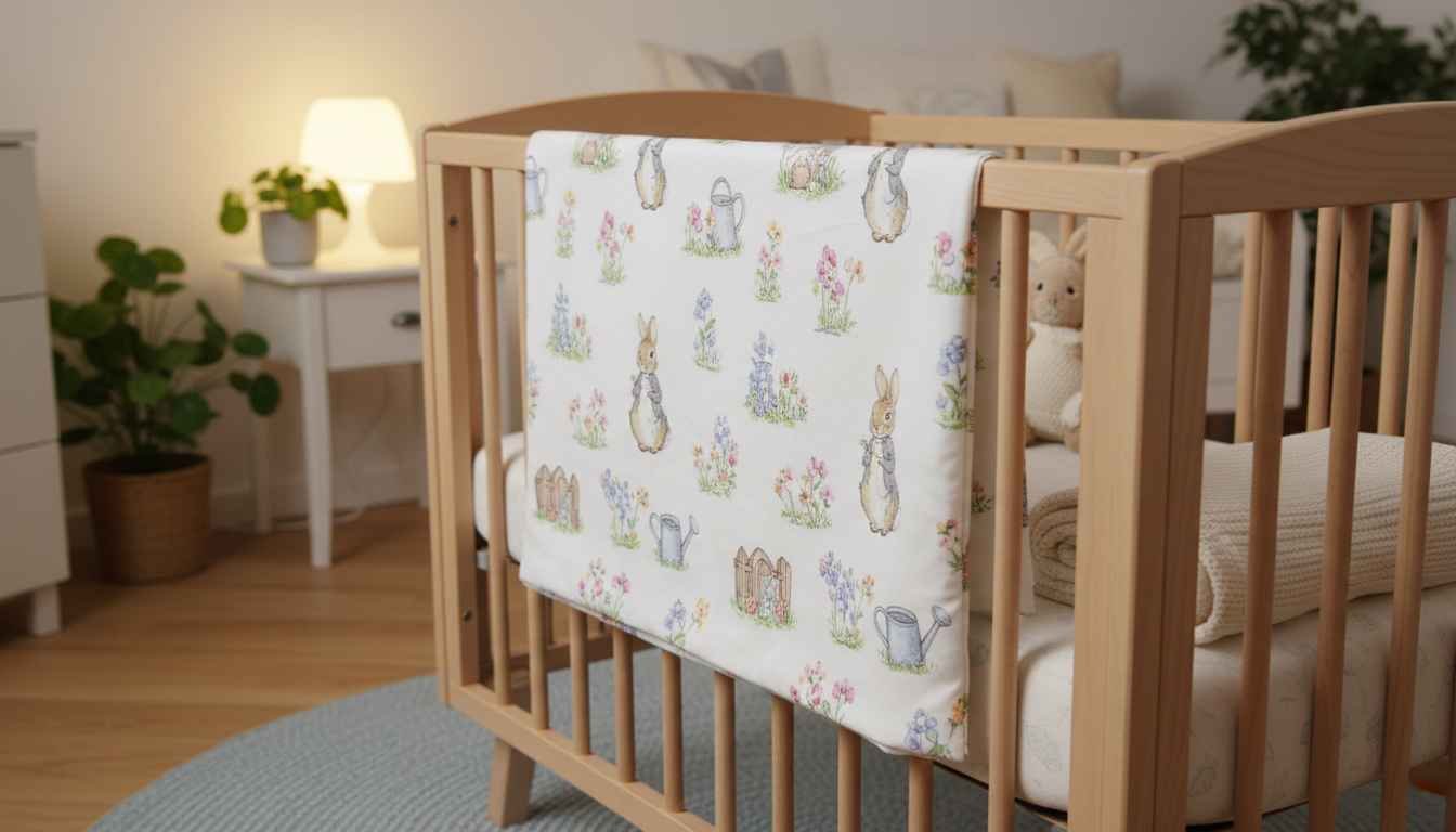 Peter Rabbit crib sheet
