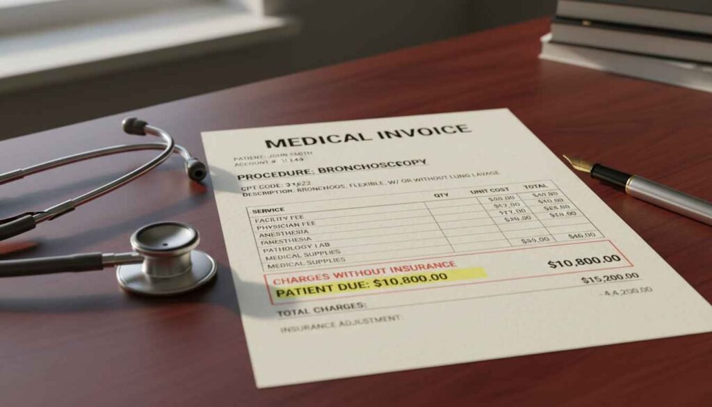 bronchoscopy cost without insurance