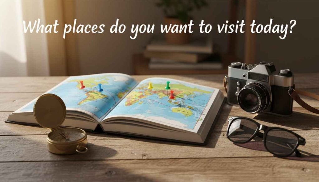what places do you want to visit today
